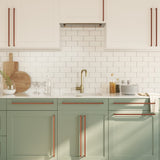 Cabinet Handles 10 pcs Bronze 480 mm Stainless Steel 3203682