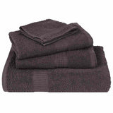 Sauna Towels "FROGN" 4 pcs Anthracite 80x200 cm 360 gsm 136694