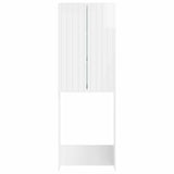 Toilet Cabinet ZWOLLE High Gloss White 66 x 25.5 x 190 cm 896479
