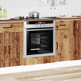 Oven Cabinet "Lucca" Old Wood Engineered Wood 853765