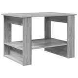 Coffee Table Grey Sonoma 72 x 50 x 50 cm Engineered Wood 8000193