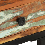 U-Shaped Side Table 45x30x61 cm Solid Reclaimed Wood 289092