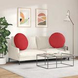 Seat Cushions 2 pcs Red 80 x 29 cm Fabric 42014243