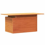 Garden Table Wax Brown 100x50x75 cm Solid Wood Pine 844910