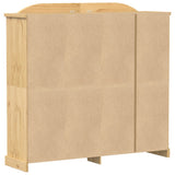 Wardrobe "Corona" 194x52x186 cm Solid Wood Pine 4012162