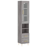 Highboard Grey Sonoma 34.5x34x180 cm Engineered Wood 3199295
