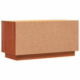 TV Cabinet Wax Brown 80 x 35 x 40.5 cm Solid Pine Wood 867157