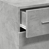 Sideboard Concrete Grey 30x42.5x93 cm Engineered Wood 846274