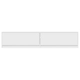 TV Wall Cabinet with LED White 180x31x38 cm 3307947