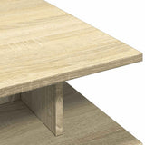 Coffee Table Sonoma Oak 102x55x35 cm Engineered Wood 848012