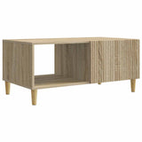 Coffee Table Sonoma Oak 90 x 50 x 40 cm Engineered Wood 894727