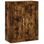 Highboard Smoked Oak 69.5x34x180 cm Engineered Wood 3199606