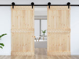 Door NARVIK Natural 80 x 210 cm Solid Pine Wood 42047083