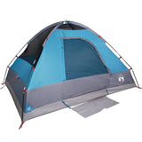 ZNTS Camping Tent Dome 2-Person Blue Waterproof 94774