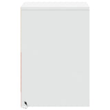 Bedside Cabinets with LED Lights 2 pcs White Engineered Wood 852034
