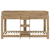 Bunk Bed for Kids Artisan Oak 90 x 190 cm Engineered Wood 3410538
