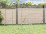 Outdoor Dog Kennel Silver 8x4x2 m Galvanised Steel 3190463