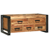 Coffee Table Brown 90 x 50 x 38 cm Solid Acacia Wood 4104725