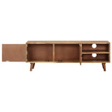 TV Cabinet 115x30x39 cm Solid Acacia Wood 322665