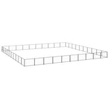 Dog Kennel Black 100 m Steel 3082197
