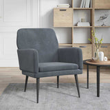 Armchair Dark Grey Velvet 42024042
