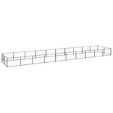 Dog Kennel Black 20 m Steel 3082117