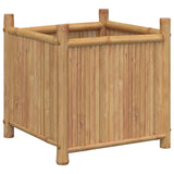 ZNTS Planter 50x50x50 cm Bamboo 366465