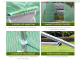 Reinforced Walk in Polytunnel Greenhouse, 4x3x2 m T3398P314754
