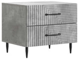 Bedside Cabinet with Drawer Concrete Grey 43 x 34.5 x 47.5 cm 894761