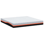Mattress White and Grey 180 x 200 cm Memory Foam 4106308