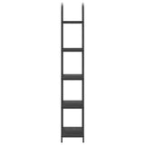 Bookshelf Black Oak 60 x 30 x 183 cm Engineered wood 879851