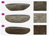 Riverstone basin Light Grey 45 x 35 x 15 cm River Stone 4103949