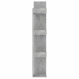 Book Cabinet Concrete Grey 86x25.5x140 cm Engineered Wood 808904
