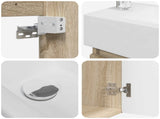 Bathroom Vanity Unit with Tap Sonoma Oak 45.5 x 22.5 x 84 cm 889503