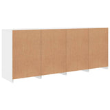 Sideboard with LED Lights White 164x37x67 cm 3209051