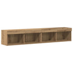TV Wall Cabinet Set 6 pcs Artisan oak 30.5 x 30 x 102 cm 3334381