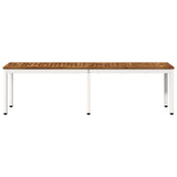 Garden Bench 161 x 35 x 45 cm Solid Acacia Wood Rectangular 901299