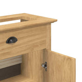 Bathroom Cabinet with Storage BODO Honey Brown 70 x 35 x 80 cm 42023474