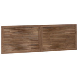 Bed Headboard Natural Solid Teak Wood 42024574