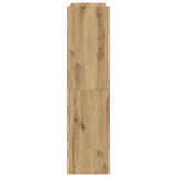 ZNTS Shoe Rack Artisan Oak 60x25x100 cm Engineered Wood 859877