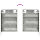 Bathroom Mirror Cabinet Concrete Grey 43 x 16 x 62.5 cm 889138