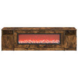 Electric Fireplace Smoked Oak 165 x 28.5 x 47 cm 8021187