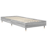 Bed Frame Grey Sonoma 80 x 200 cm Engineered Wood 8009051