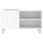 ZNTS Record Cabinet White 85x38x48 cm Engineered Wood 831700