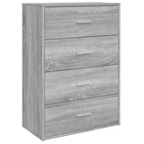 Sideboards 2 pcs Grey Sonoma 60x31x84 cm Engineered Wood 3276586