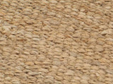 Hand-Woven Jute Area Rug 120x180 cm Natural 133217