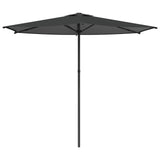 Garden Parasol with Base 270 x 270 cm Polyester Rectangular 42036188