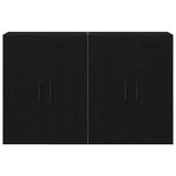 Wall-mounted Cabinet 2 pcs Old wood 160 x 34 x 90 cm 3333105