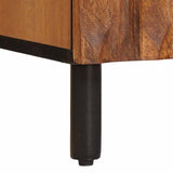 Bathroom Sets 3 pcs Acacia Brown Winish Solid Mango Wood 3310037