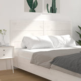 Headboard White Solid Pine Wood 206x4x100 cm Durable Headboard 818741